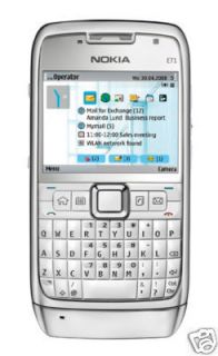 NEW* NOKIA E71 PDA SMART PHONE WHITE *FREE 2GB MEMORY*