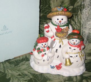 PARTYLITE SNOWBELL TEALIGHT CANDLE HOLDERS ~ NEW