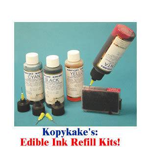 kopykake 2oz ALL COLORS Edible Printer Ink Refill Kit RFK02 6