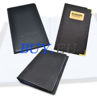 120/228/240 Cards Leather Cover Business Name Card Holder ID Credit 