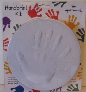 HALLMARK HANDPRINT KIT CHILDRENS PLASTER HANDPRINT WITH DISPLAY 