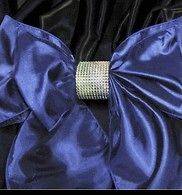 100 rhinestone mesh covers for chair sashes/bows for weddings/event 