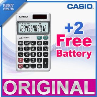   CASIO Portable Pocket Dual Solar& Battery 12 Digit Calculator SL 320TV