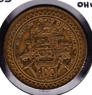 1865 1965 Dennison,OH Ohio 50c So Called Dollar Token