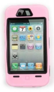 USA SHIP Hard Case Cover for the IPHONE 4 4S PINK/BLACK LOWEST PRICE 