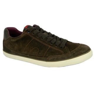 Camper Pelotas Persil Valcanized Mens Suede Leather Sneakers   Brown 