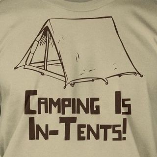 Camping Is In Tents Intense Funny Cool Retro Camper Out Doors Geek 
