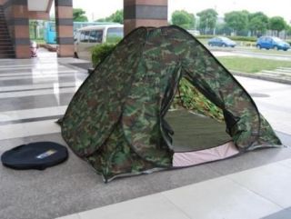 NEW 3 Person Speedy Pop Up Camouflage Camping Tent