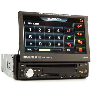 DIN CAR STEREO DVD/CD//TV/​Radio/Ipod PLAYER Detachable Touch 