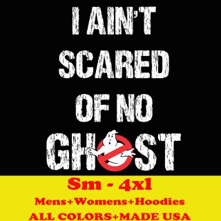 SCARED OF NO GHOST funny retro 80s ghostbusters movie mens hoodie 
