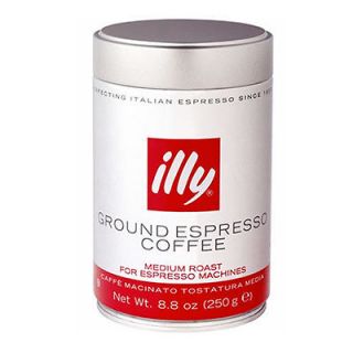 Illy Fine Grind Medium Roast 8.8oz can Coffee Fresh