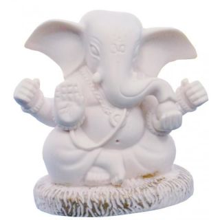     Elephant Headed God , large eared statue, Ivory colored60mm st139v
