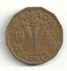 1943 Canada 5 Cents Canadian Victory Nickel Tombac