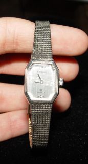 Vintage Womans Cardinal Wrist Watch Silver Toned   Needs Battery