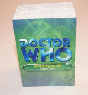 DOCTOR WHO THE DEFINITIVE SERIES 3 (2002) Complete Card Set w/ TOM 