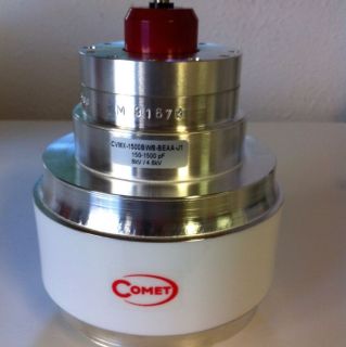 Vacuum Capacitor, COMET CVMX 1500BW/8 ​BEAA J1, 8kVp, 1500pF