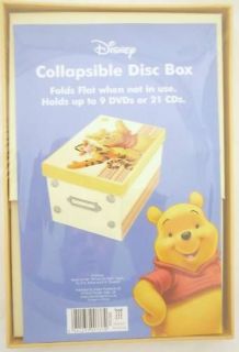 Winnie the Pooh and Tigger Collapsible Storage Box   for CD & DVD