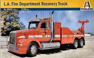 Italeri 1/24 Western Star LA Fire Dept. Heavy Rescue Recovery Truck 