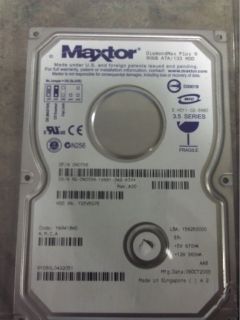 Maxtor DiamondMax Plus9 YAR41BW0 80GB Hard Drive PCB