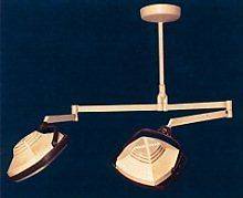 NEW Castle Surgical Light Ceiling Mounted Double Head OR lamp 2420 CFH 