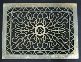 Large Ornate Cold Air Floor Wall Ceiling Register Grill Grate #1042 12