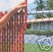 black chain link fence in Edging, Gates & Fencing