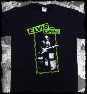 Elvis Costello   Checkers t shirt   Official   FAST SHIP