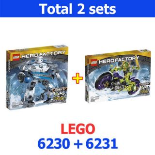LEGO HERO Factory 6230 Stormer XL & 6231 Speeda Demon NEW Factory 