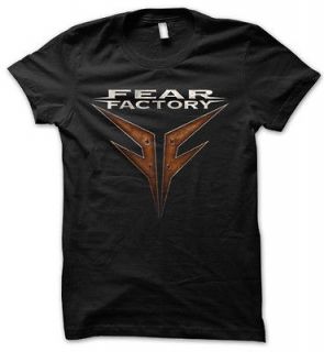 FEAR FACTORY Industrial Metal Band Mens T Shirt Black