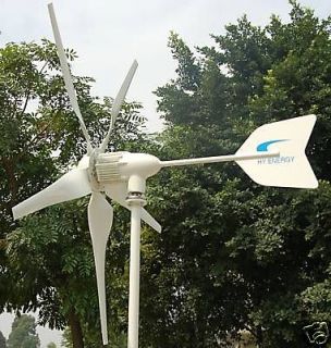   * 1000W Wind Turbine Generator 24V 5 Blade Hi Output Low Wind Hybrid