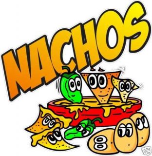 Nachos Mexican Restaurant Concession Food Decal 14