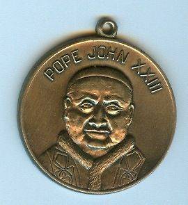 Pope John XXIII Medal ACCW 27th Convention 1963 Ascension Council 