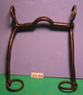 Antique Iron Weird Odd GAITED HORSE BIT Port Tilts Down MAKE AN OFFER