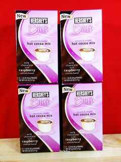   20 Singles Cup Hershey MILK CHOCOLATE RASPBERRY Hot Cocoa Drink Mix