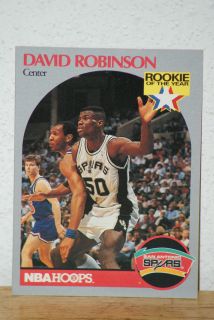 1990 NBA Hoops David Robinson Card #270 Rookie Of The Year