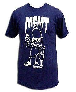 MGMT hot dog Navy Blue Soft Fit T SHIRT NEW S M L XL authentic