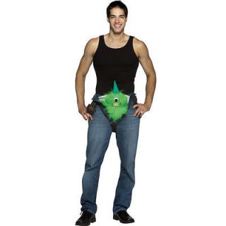 NEW Mens Humorous Costume One Eyed Monster Monsters Inc One Size