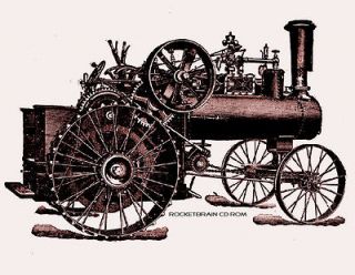 Antique Steam Engine FARM TRACTORS equipment implements