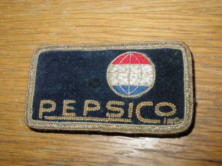 Vintage PepsiCo Patch pin hat pepsi soda cola badge