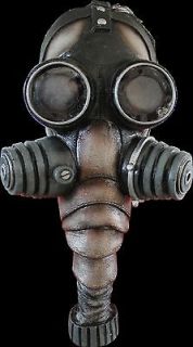   gas face mask halloween costume accessory steampunk alien goggles