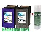 Combo Pack Ink Cartridges for HP 56 57 HP56 HP57 C6656AN C6657AN 
