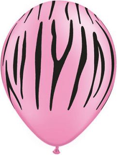 pink zebra balloons in All Occasion Party Supplies