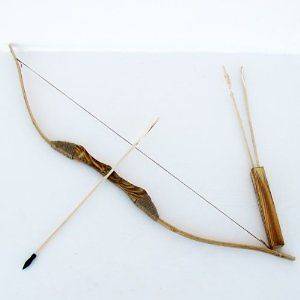 Archery Hunting Youth Wood Bow and Arrow with Quiver Toy Practice