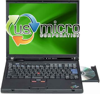 IBM ThinkPad T43 P4 1.8GHz 2GB 40GB DVD Win XP Pro Laptop Notebook