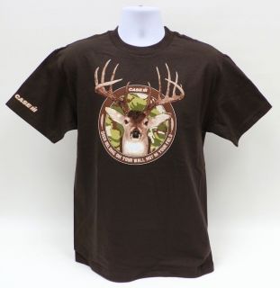 NEW Mens Case IH S/S Tee, Deer belong on your wall D10992