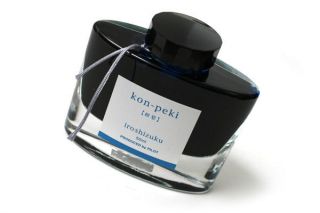 Pilot Iroshizuku Fountain Pen Ink   Kon peki Deep Ocean Blue (Deep 