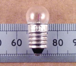 MES E10 Filament Light Bulb / Flashlight / Indicator Lamps, Various 