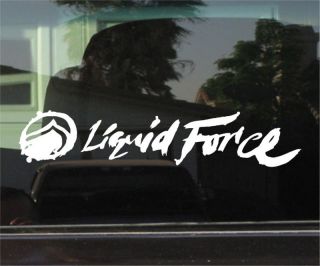 LIQUID FORCE WAKEBOARDS VINYL DECAL / STICKER PAIR