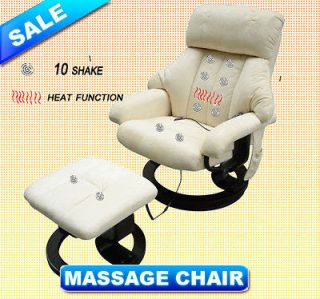   Luxury TV Massage Chair Recliner With Ottoman Remote Heat Therapy