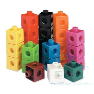   Resources Unifix Snap Cubes 2cm Interlocking Maths Cubes 10 Colours